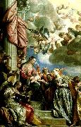 Paolo  Veronese the mystic marriage of st. France oil painting artist
